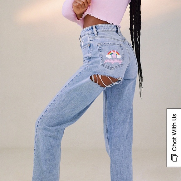 PACSUN PLAYBOY JEANS SIZE 24 - Picture 14 of 15